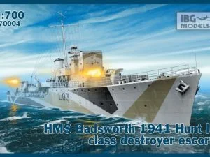 70004 IBG Models 70004 - HMS Badsworth 1941 Hunt II, class destroyer escort - 1:700