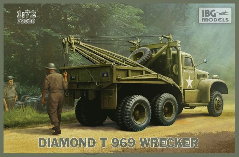 IBG Models 72020 - Diamond T969 Wrecker - 1:72