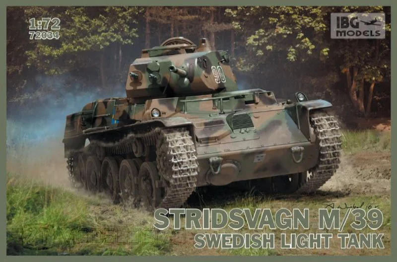 IBG Models 72034 - Stridsvagn M739 Swedish light tank - 1:72