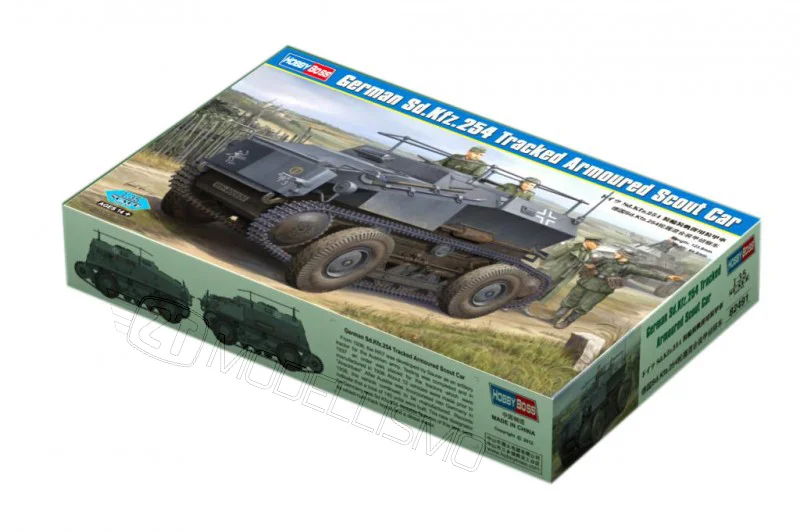 Hobby Boss 82491 - German Sd.Kfz.254 Tracked Armoured Scout Car - 1:35