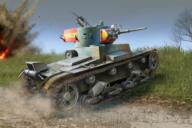 Hobby Boss 83810 - soviet T-26 Light infantry tank - 1:35