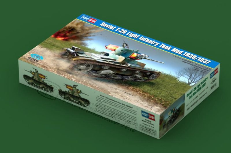 Hobby Boss 83810 - soviet T-26 Light infantry tank - 1:35