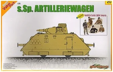 Cyber Hobby 9120 - s.Sp.Artilleriewagen with Waffen Tank Crew - 1:35