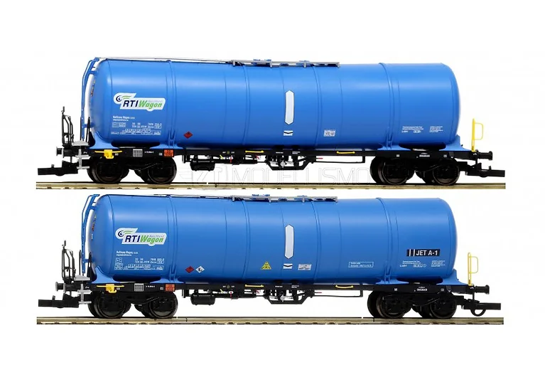 IGRA 96210015 - Set 2 cisterne Zacns "RTI Wagon" + "JET A1" - H0