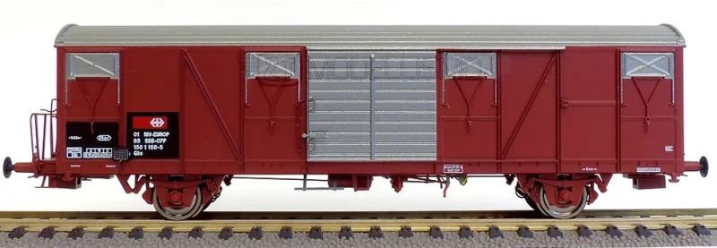 Exact - Train EX20439 - Carro merci chiuso Gbs, SBB - H0