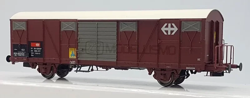 Exact - Train EX20456 - Carro a due assi Gbs, SBB-EUROP - H0
