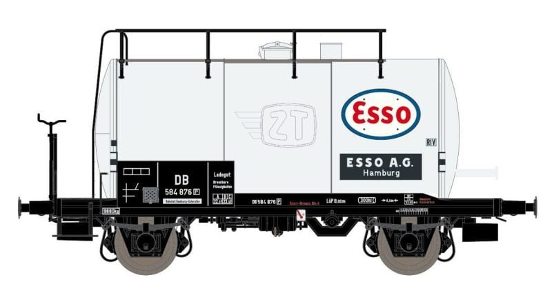 Exact - Train EX20607 - Carro cisterna 30 m³ Esso, DB - H0