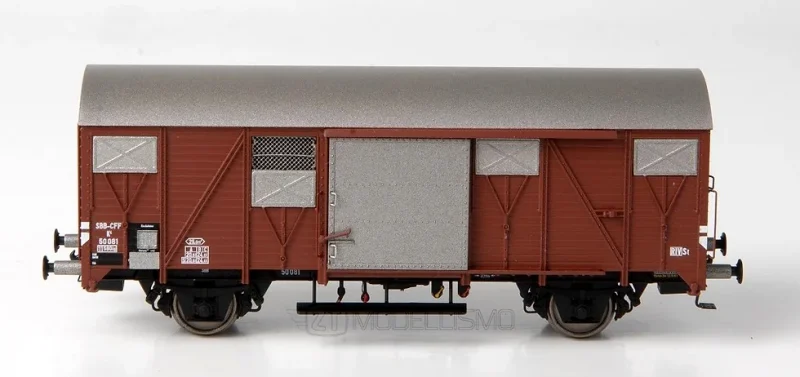 Exact - Train EX20930 - Carro merci chiuso Tipo Gs - H0