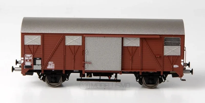 Exact - Train EX20933 - Carro merci chiuso Tipo Gs - H0