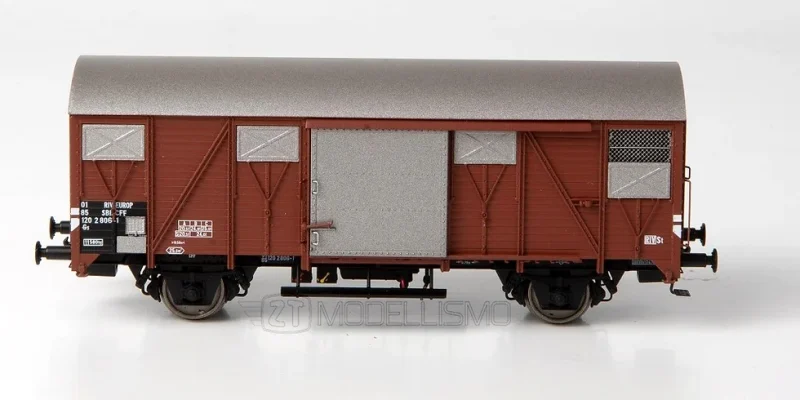 Exact - Train EX20935 - Carro merci chiuso Tipo Gs - H0