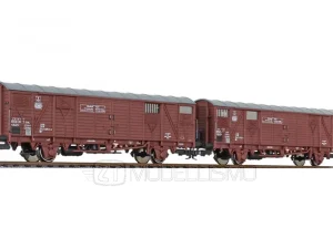 Liliput L230154 - Set 2 carri Tipo Hfs312 DB - Epoca IV - H0