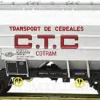 REE Modeles WB624 - Carro trasporto cereali CTC COTRAM - H0