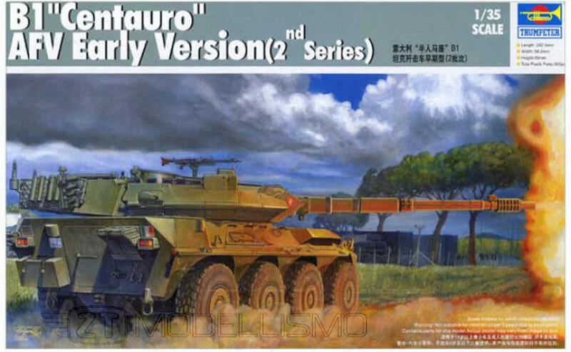 Trumpeter 00386 - B1 "Centauro" AFV Early Version - 1:35