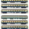HobbyTrain H43025 + H43027 - Set 8 carrozze "Ostsee Express" 1980 Monaco-Berlino - H0