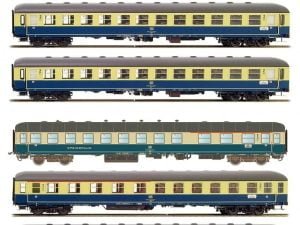 HobbyTrain H43025 + H43027 - Set 8 carrozze "Ostsee Express" 1980 Monaco-Berlino - H0