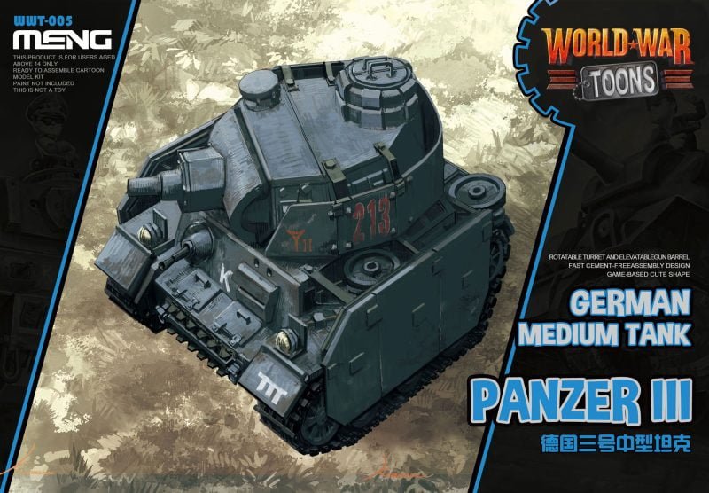 World War Toons - WWT-005 - German Medium Tank Panzer III