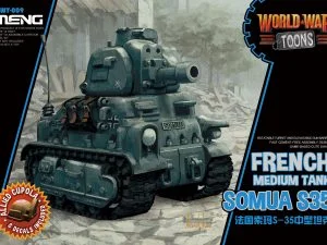 009 World War Toons - WWT-009 - French Medium Tank Somua S35