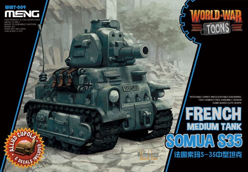 World War Toons - WWT-009 - French Medium Tank Somua S35