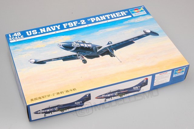 Trumpeter 02832 - US.NAVY F9F-2 “PANTHER” - 1:48