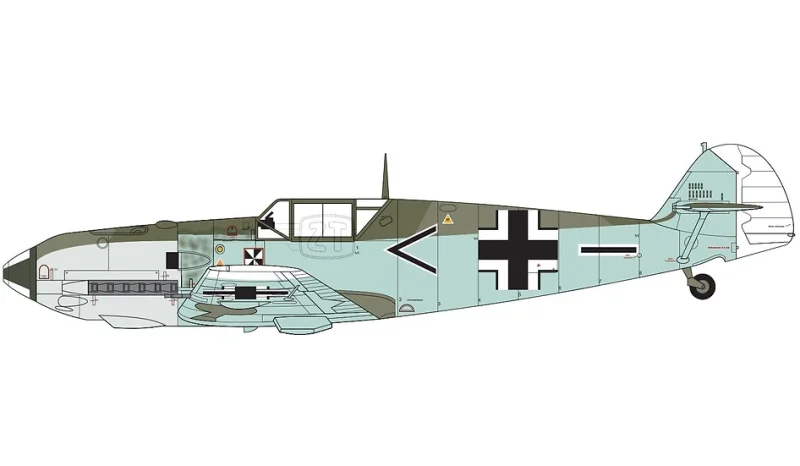 Airfix A05120B - Messerschmitt Bf109E-3/E-4 - 1:48