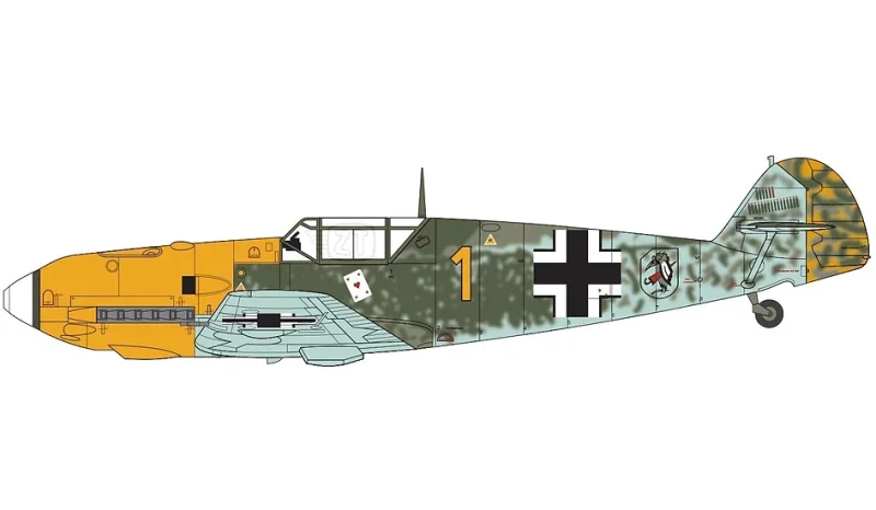 Airfix A05120B - Messerschmitt Bf109E-3/E-4 - 1:48