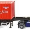 WIKING 0523 48 - Container-Sattelzug "HAMBURG SÜD" - H0