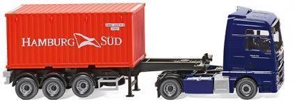 WIKING 0523 48 - Container-Sattelzug "HAMBURG SÜD" - H0