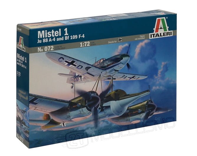 Italeri 072 - Mistel 1. Ju 88 A-4 & Bf 109 F-4 - 1:72