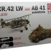 SuperModel 10-501 - CR. 42 LW & AB 41 autoblinda - 1:48