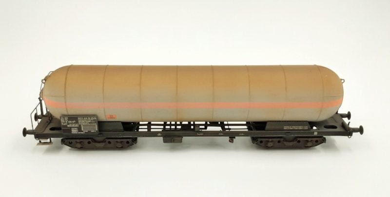 2T Modellismo 2TAC45094 - Set tre carri tipo Zagkk per trasporto gas FS sporcati - modelli base ACME - H0