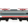 ViTrains 2246 - Locomotiva E.464.371 Dummy nella livrea Intercity Giorno con respingenti e gancio tradizionale - H0