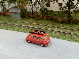 Brekina 22461 - Fiat Multipla, Vigili del fuoco - H0