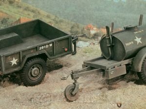 Italeri 229 - 250 gal.s Tank Trailer - M101 Cargo Trailer - 1:35