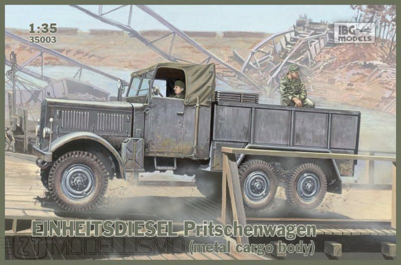 IBG Models 35003 - Einheitsdiesel Pritschenwagen - 1:35