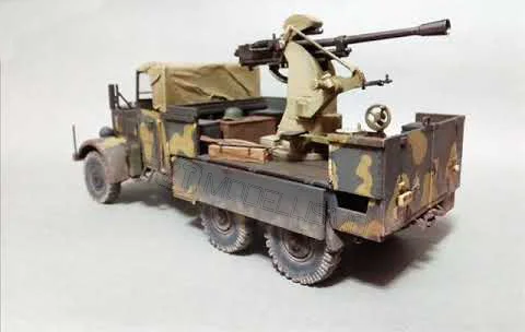 IBG Models 35005 - Camion Einheitsdiesel con Antiaerea Breda 37mm - 1:35