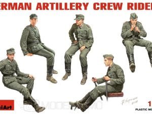 MiniArt 35040 - GERMAN ARTILLERY CREW RIDERS - 1:35