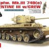 MiniArt 35100 - Pz.Kpfw. Mk.III 749(e) VALENTINE III w/CREW - 1:35