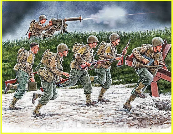 MasterBox 35130 - US Soldiers: operation Overlord period, 1944- 1:35