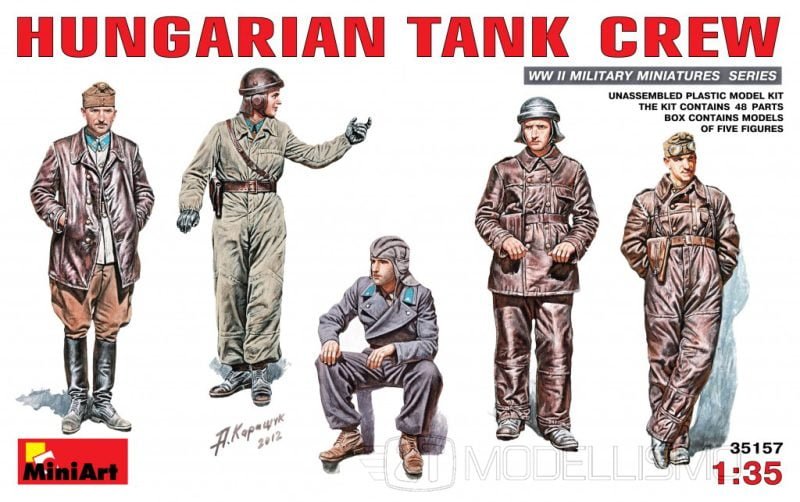 MiniArt 35157 - HUNGARIAN TANK CREW - 1:35