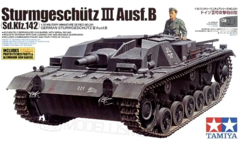 Tamiya 35281 - GERMAN STURMGESCHUTZ III AUSF.B - 1:35