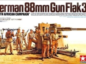 Tamiya 35283 - 88mm GUN FLAK36 NORD AFRICA - 1:35
