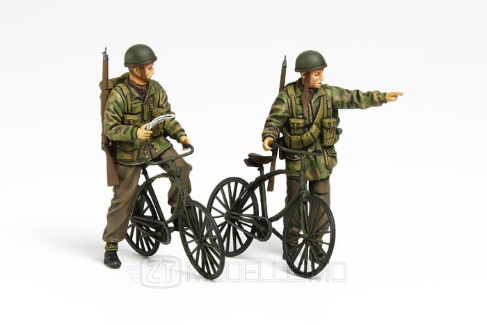 Tamiya 35333 - PARACADUTISTI INGLESI CON BICICLETTE - 1:35