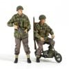 Tamiya 35337 - 4 PARACADUTISTI CON 2 MINIMOTO - 1:35