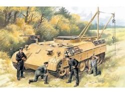 ICM 35342 - Bergepanther with German Tank Crew - 1:35