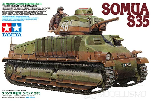 Tamiya 35344 - SOMUA S35 - 1:35