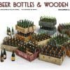 MiniArt 35574 - Beer bottles and wooden crates - 1:35