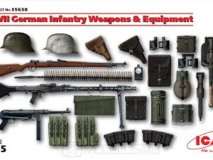 ICM 35638 - WWII German Infantry Weapons and Equipment - 1:35