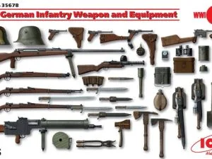 ICM 35678 - WWI German Infantry Weapon and Equipment - 1:35