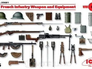 ICM 35681 - WWI German Infantry Weapon and Equipment - 1:35