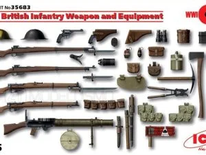 ICM 35683 - WWI British Infantry Weapon and Equipment - 1:35